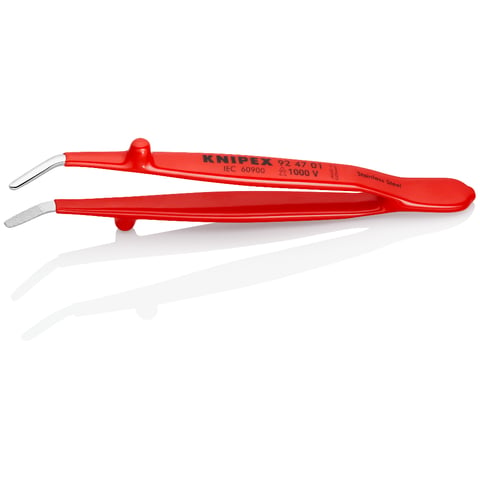 Knipex Universalpinzette 92 47 01 Isoliert 1000V Edelstahl gewinkelt 30°
