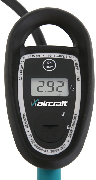 Stürmer Handreifenfüllmesser PLUS DIGITAL-G Anschlussgewinde 1/4Zoll AIRCRAFT