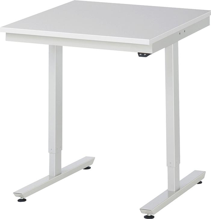 RAU Arbeitstisch, Serie adlatus 150, Melamin-Platte, Tiefe 800 mm