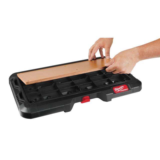 Milwaukee 650 x 380 x 60 mm PACKOUT Holz-Arbeitsplatte
