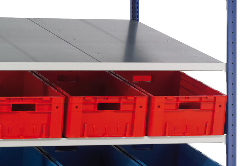 Schulte Grundregal Schrägbodenregal XL MULTIplus150 2000x1300x1200mm RAL 5010