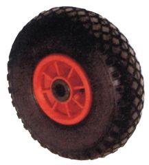 BS Rollen Luftrad D15/401,400mm Bohrung 25mm,Gummi schw. Radk.Kst,RL,Rillenprofil BS ROLLEN