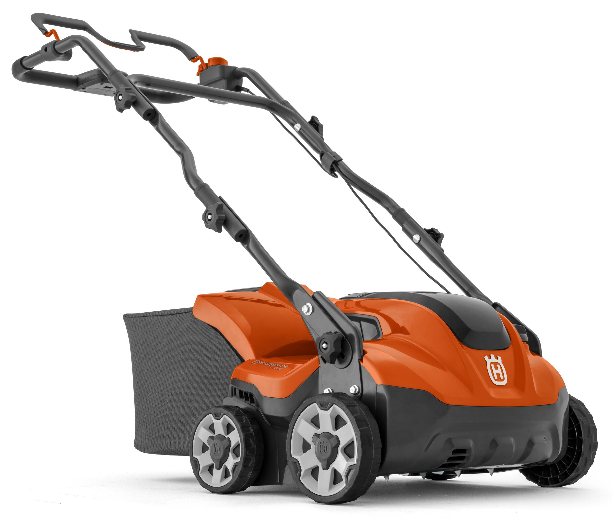 Artikelhauptbild Husqvarna Akku-Vertikutierer S 138i +B140/C80