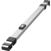 Abus Panzerriegel PR1500 S mit Zylinder silber