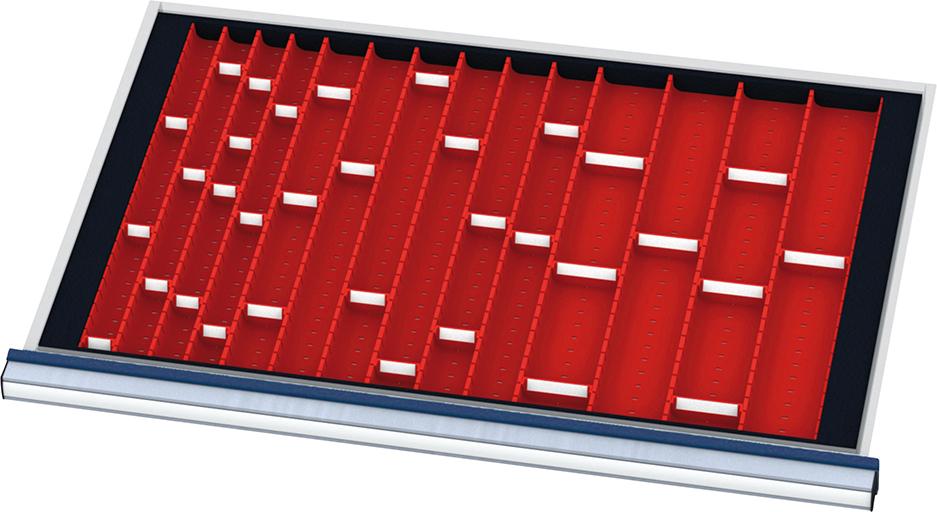 FORUM Einteilungsmaterial für Schubladen-Innenmaß 800x450 mm
