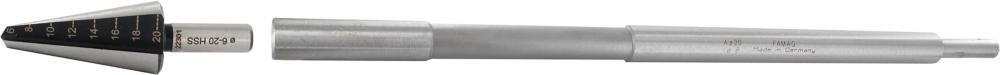 Famag Führungsdorn mit Bohrkopf 19,5mm x 410mm für Lochsägen