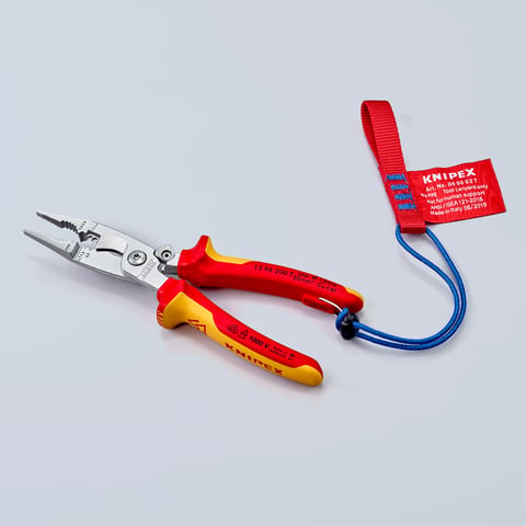 Knipex Elektro-Installationszange 13 96 200 VDE 200mm 6 Funktionen