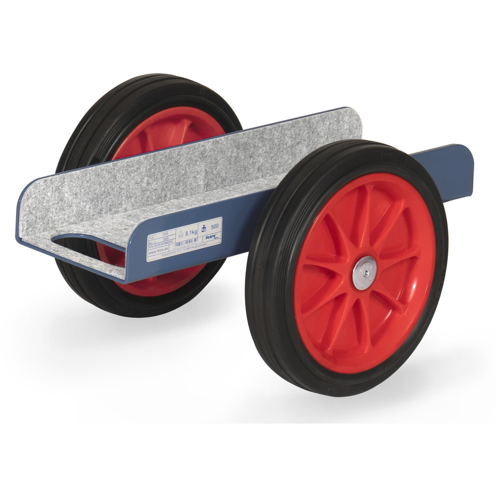 Fetra Plattenroller 4165 U-Form 500 kg Vollgummi