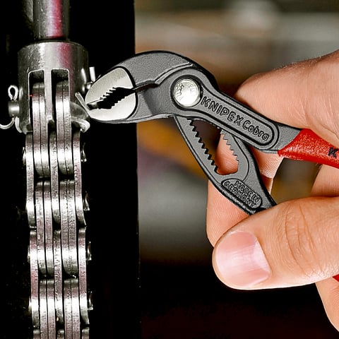 Knipex Cobra® Hightech-Wasserpumpenzange 87 01 125 125mm 1 Zoll 27mm Chrom-Vanadium-Stahl
