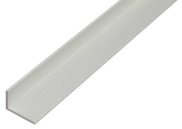 GAH ALBERTS Winkelprofil, ungleichschenklig, L 2000 mm, Aluminium silberfarbig