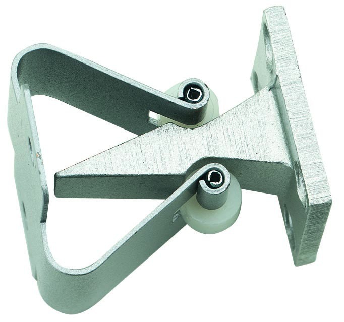 KWS Türfeststeller 1064,H38mm, silberfarben, einbrennlack.