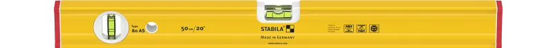 Stabila Wasserwaage Type 80 AS 80cm Aluminium 2 Libellen