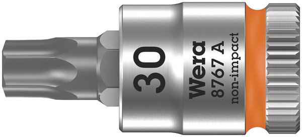8767 A TORX® Zyklop bit socket, 1/4&quot; drive, TX 30 x 28 mm