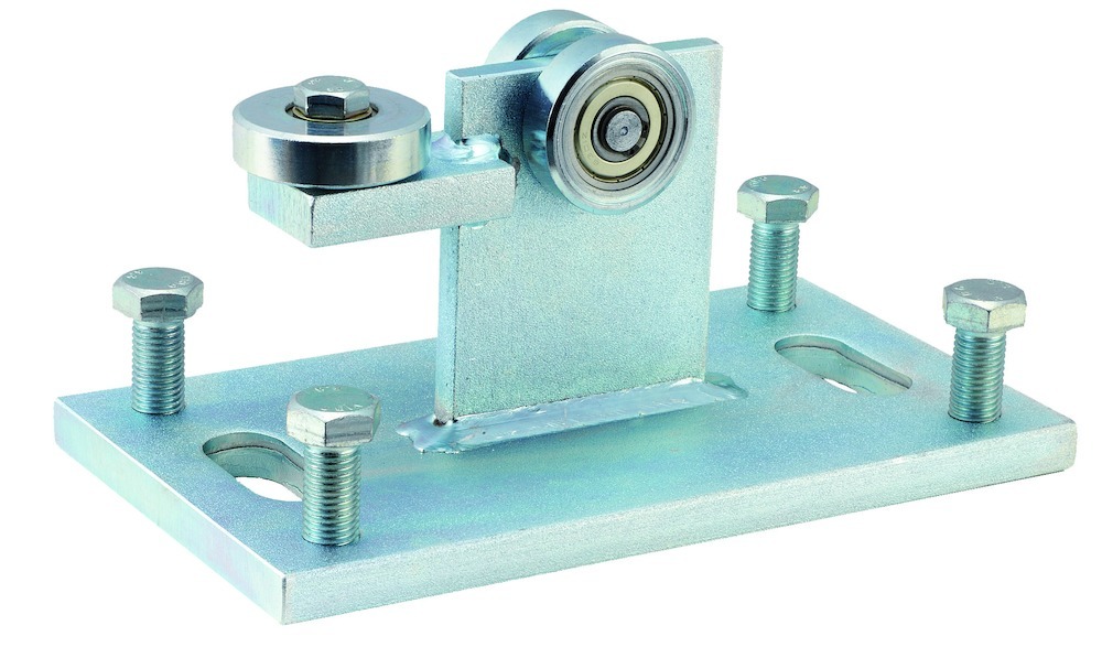 Rollapparat, 561,einpaarig,zum Anschrauben,L 90,blau chromatiert