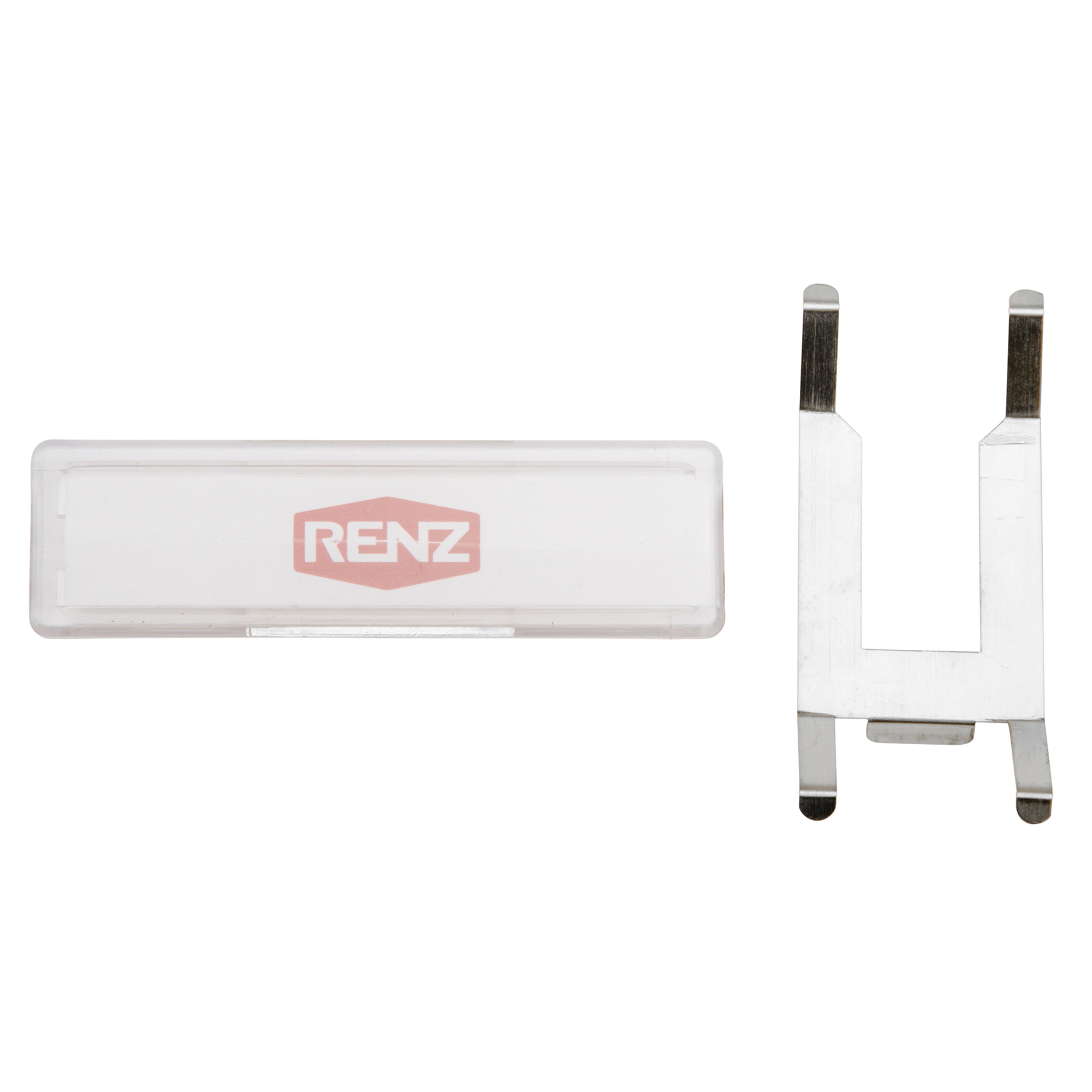 Renz Namensschild 64 x 19 mm, mit Feder