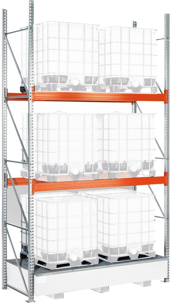 META Palettenregal Grundfeld B2370xT1100xH4900 3 Ebenen