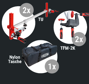 Bessey Türfutter-Montage-Set TU-TFM-BAG inkl. Nylontasche