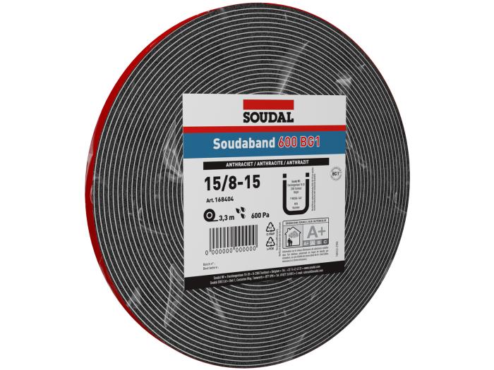 Soudal Soudaband 600 BG1 15/3-7 Anthr.1m(8m)