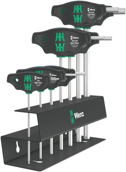 454/7 HF Set 2 Screwdriver set T-handle Hex-Plus screwdrivers with holding funct