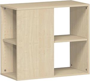 Geramöbel Anstellregal mit 2 OH und Bodengleitern