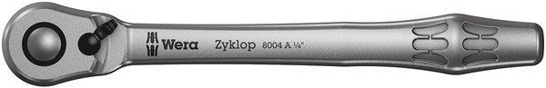 8004 A Zyklop Metal Ratchet with switch lever and 1/4" drive, 1/4" x 1