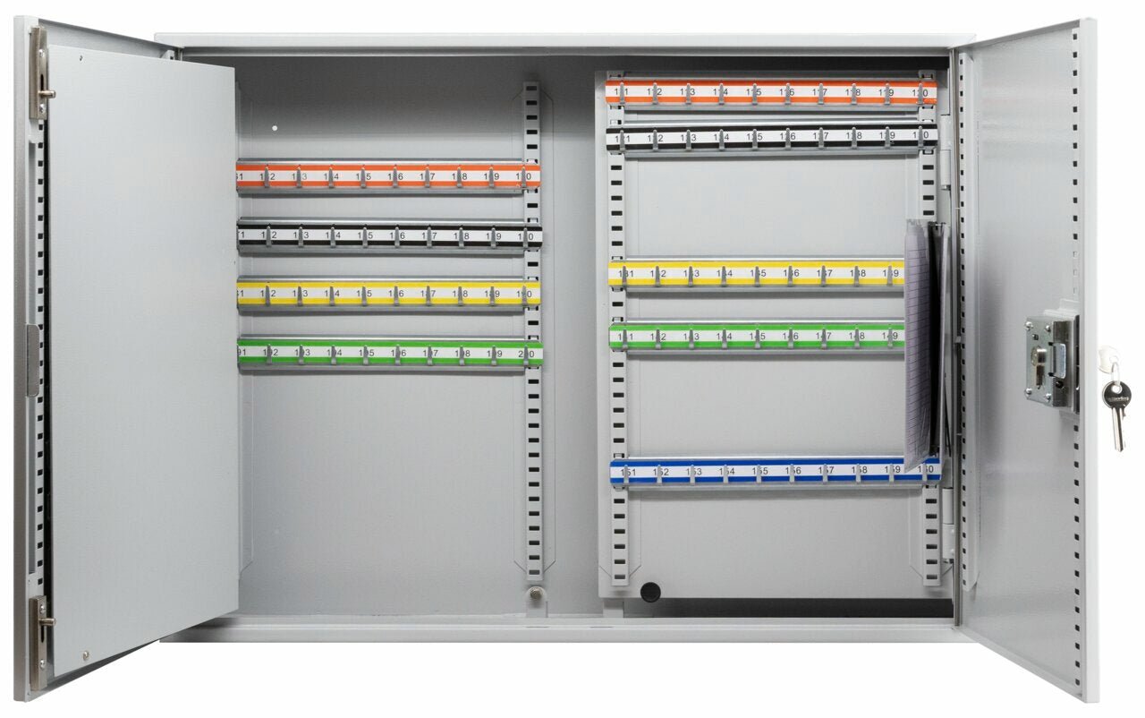 Burg Wächter Schlüsselschrank 6950/400 PZ Stahl 400 Haken Profilzylinder