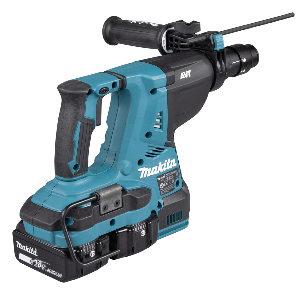 Makita Akku-Kombihammer DHR281ZJ 2x18V SDS-Plus bürstenloser Motor 2,9 Joule