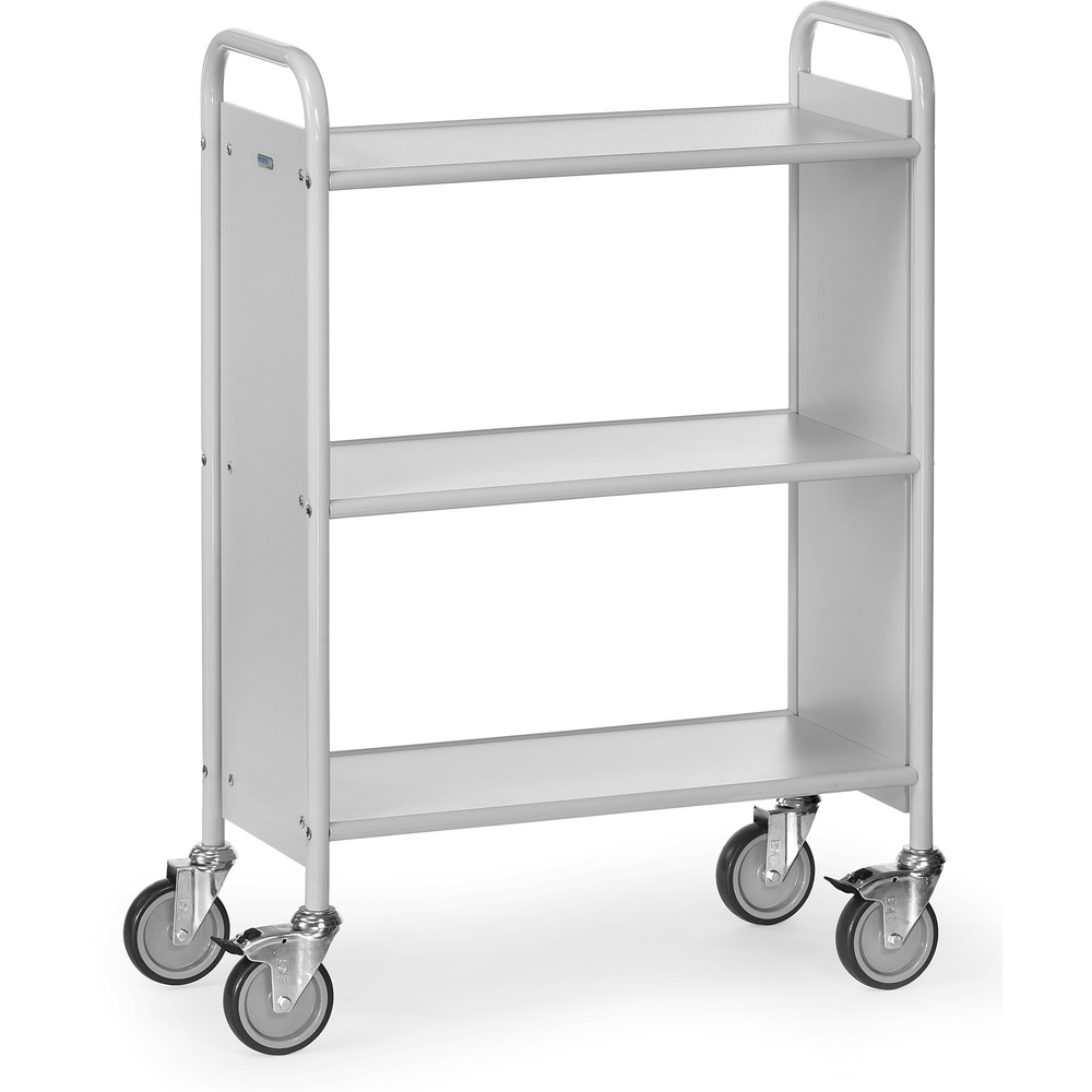 Fetra Bürowagen 4870 3 Böden 720x350mm 150kg lichtgrau