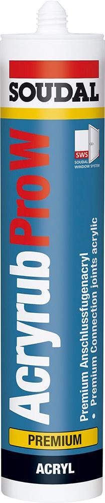 Soudal Acryrub Pro W 310ml Weiss