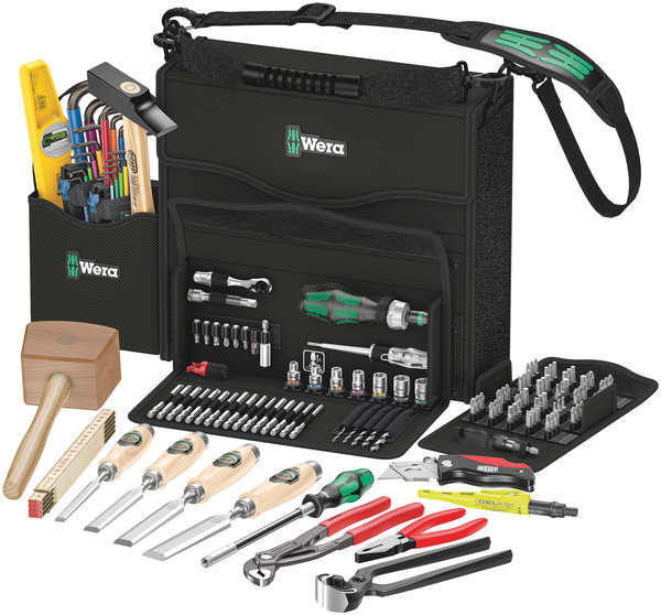 Wera 2go H 1 tool set for wood applications, 134 pieces, Gerät, Schraubenzieher, Werkzeug