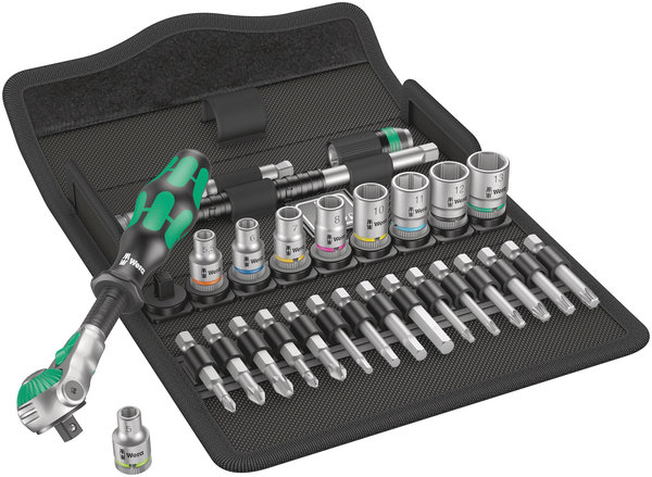 8100 SA 6 Zyklop Speed Ratchet Set, 1/4&quot; drive, metric, 28 pieces, Gerät, Schraubenzieher, Werkzeug
