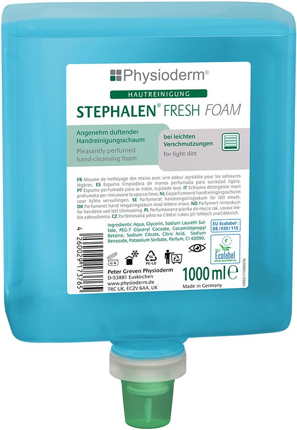 Greven Stephalen Fresh Foam 1000 ml Neptuneflasche Handreingiungsschaum mildPhysioderm