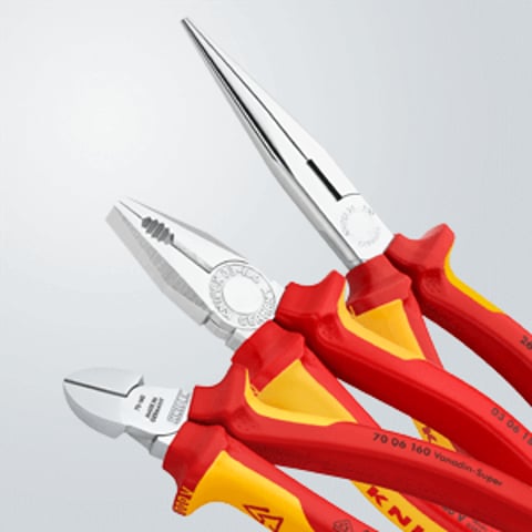Knipex Elektro-Paket 00 20 12 Zangen-Set 3-teilig VDE-geprüft