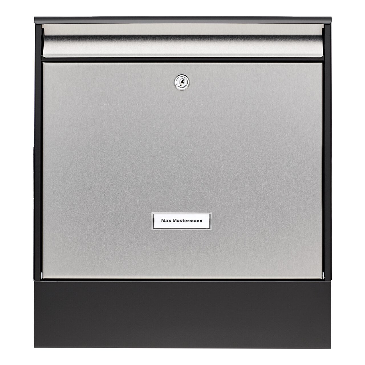 Burg Wächter Briefkasten Oxford-Set 68770 B+S Stahl Edelstahl schwarz