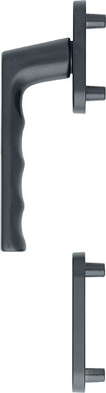 Produktbild FTT-Halbgarnitur, PZ, Hamburg 0700FA/66N/66NS, N 10, ALU schwarz matt