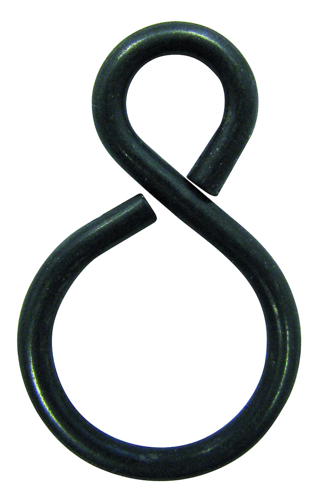 HSI S-Haken für Ketten vernickelt 2,0x 24 mm lose
