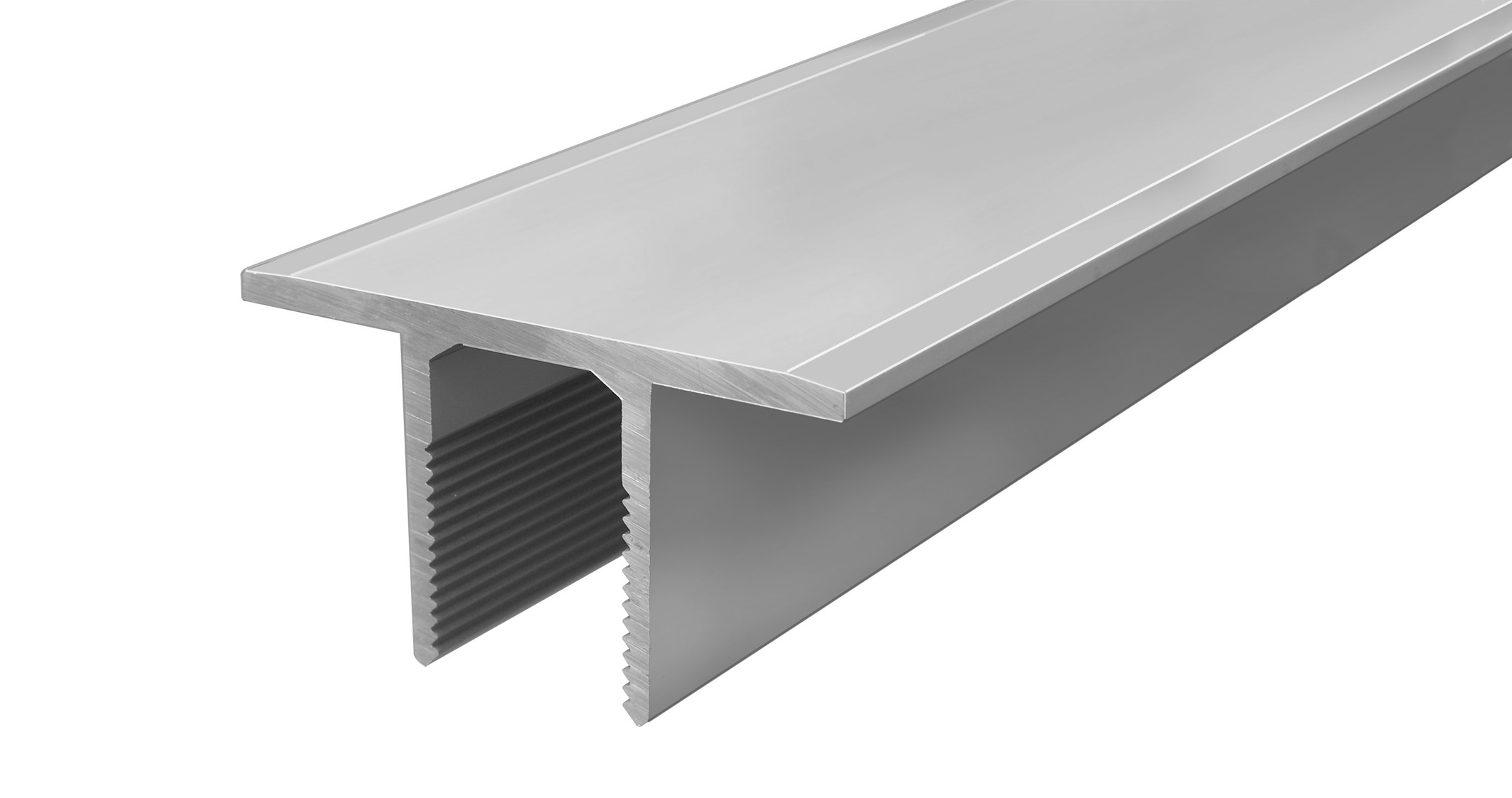 Planet Flacheinsatzprofil BT 806 60 mm farblos eloxiert EV1