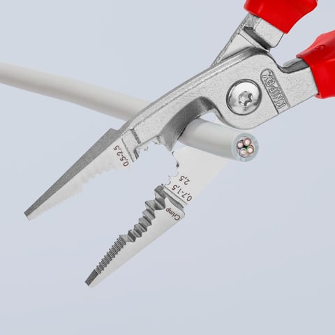 Knipex Elektro-Installationszange 13 86 200 200mm VDE-geprüft