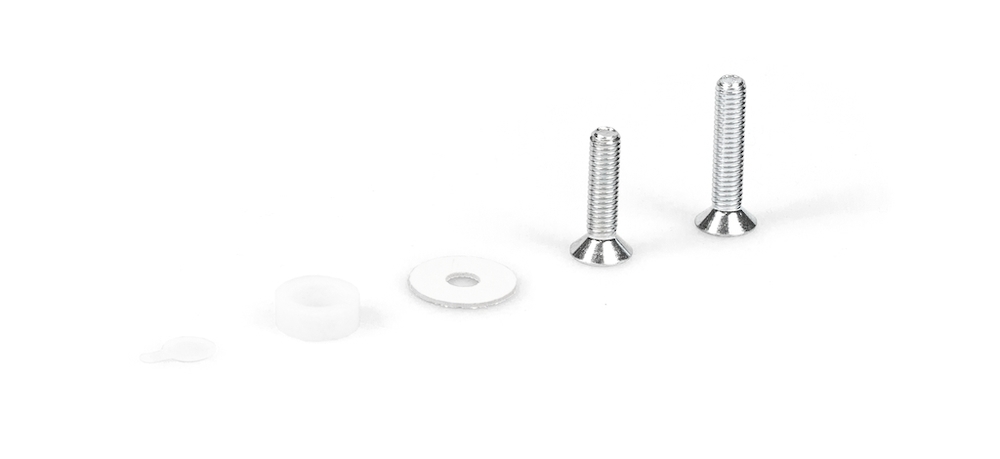 GEZE Befestigungsmaterial Levolan 60/120 an Glas