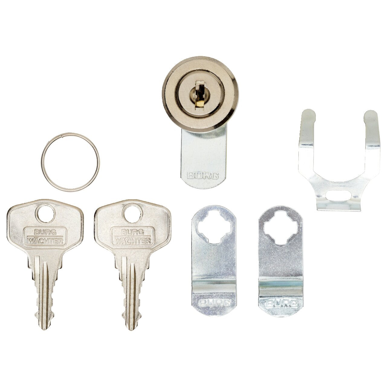 Burg Wächter Universalzylinder-Set ZS 81 Duo SB 17741 gleichschließend