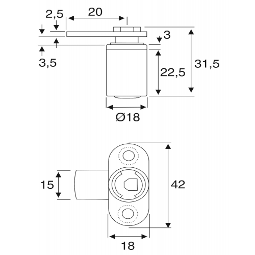 Maßzeichnung, CAD-Diagramm, Diagramm