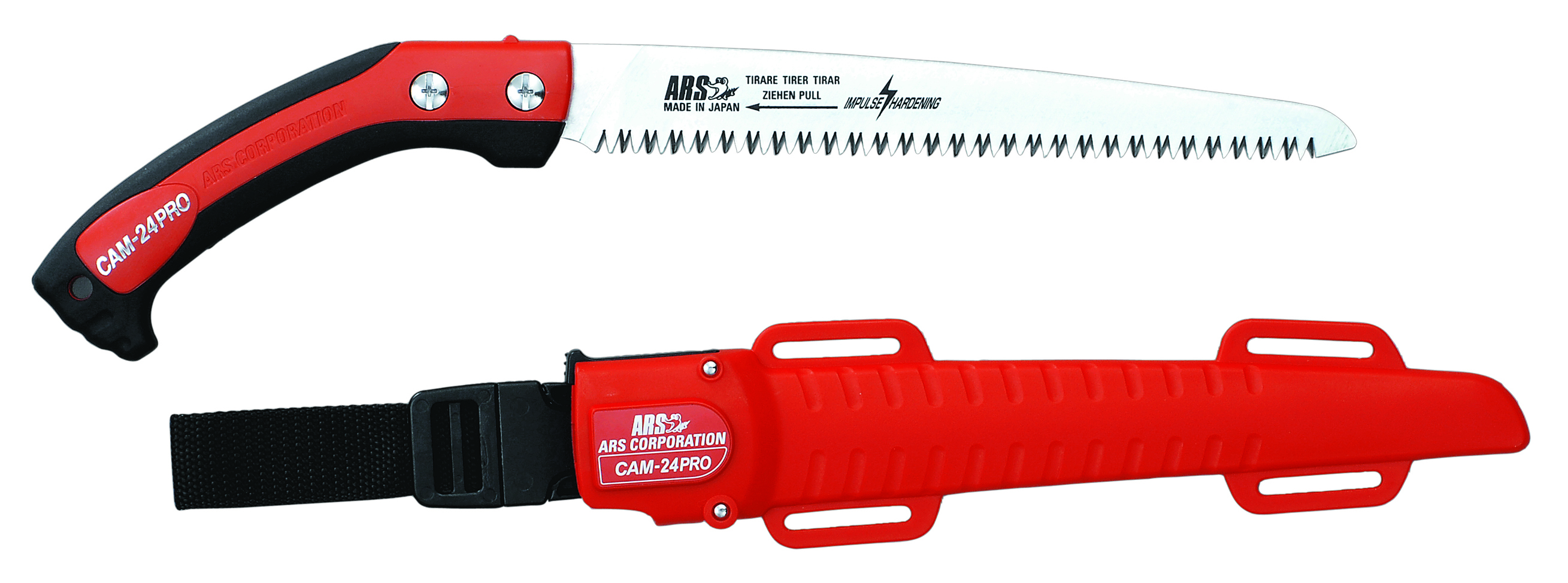 Tiger ARS Handsäge CAM-24PRO 24 cm Blattlänge mit Köcher KWF-geprüft