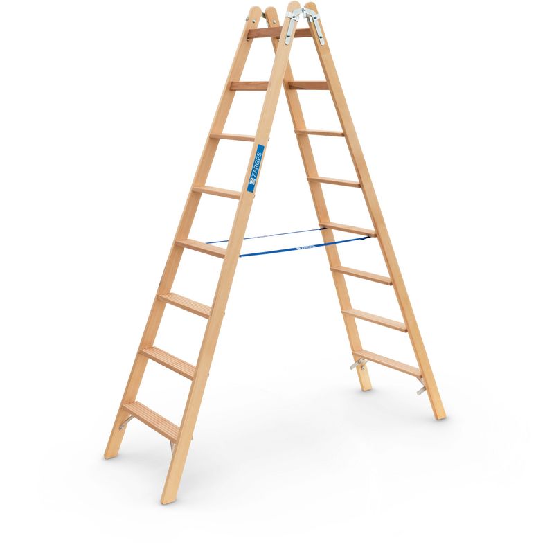 ZARGES Crestastep B - Holz-Stufenleiter 2 x 8 Stufen 40029