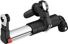 Bosch GDE 16 Plus dust extraction for SDS plus hammers., Werkzeug, Klemmhalter, verstellbar, schwarz-silber, Metall-Kunststoff