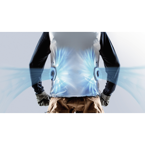 Makita Akku-Klimaweste DFV210ZXL 12V max./14,4V/18V mit 2 Lüftern