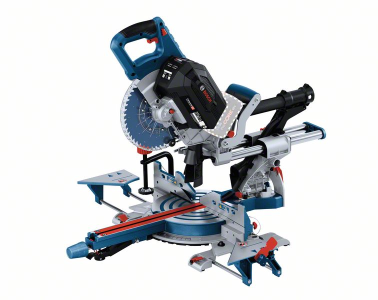 Bosch Akku-Kapp- u. Gehrungssäge BITURBO GCM 18V-216 DC, 1x Kreissägebl/Bluetooth-Mod.