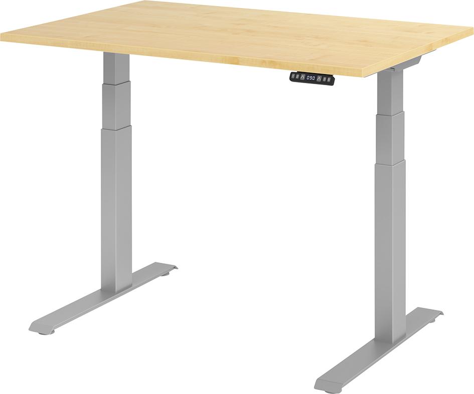 Hammerbacher Schreibtisch, elektrisch höhenverstellbar von 640 bis 1290 mm