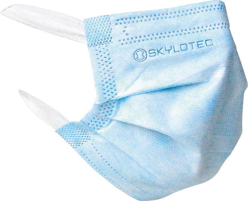 Skylotec Atemmaske Breasey MED IIR CLASSIC, hellblau, Box à 50 Stück