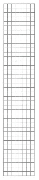 Schulte Lagertechnik Drahtgitter-Seitenwand 1950 x 400 mm (H x T) glanzverzinkt
