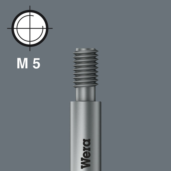 Thread drive M 5  (Wera connecting series 12), Kosmetik